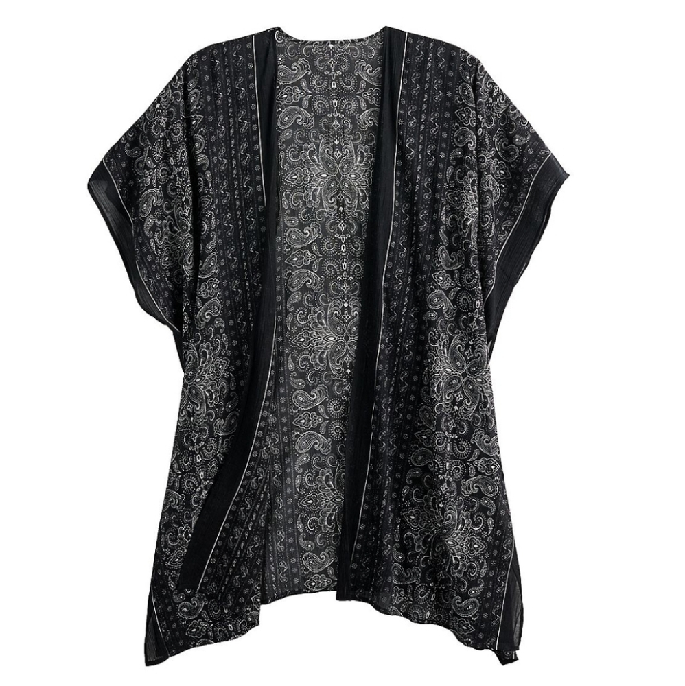 Sonoma Black Print Cover-up